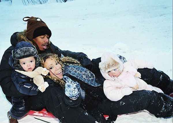 Mariah Carey family Christmas shots