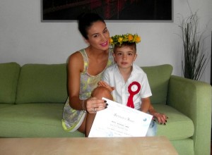 Geanina Ilies Patrick diploma