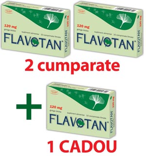 Flavotan cu extract standardizat de Ginkgo Biloba