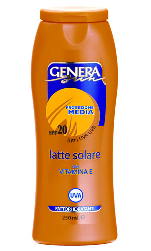 Genera Sun lotiune de protectie solara SPF 20