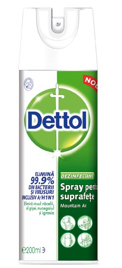 Dettol spray dezintectant pentru suprafete