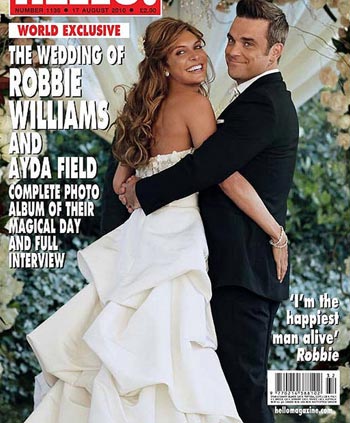 Ayda Field, Robbie Williams