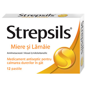 Strepsils Miere si Lamaie – pentru dureri in gat