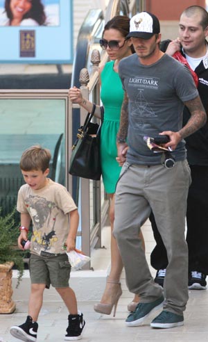 Victoria, David, Romeo Beckham