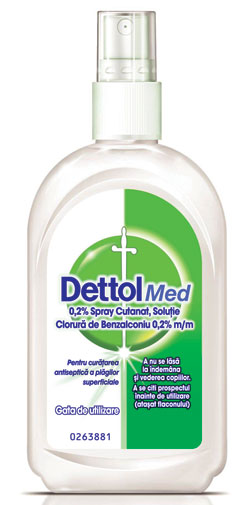 Dettol Med spray cutanat solutie