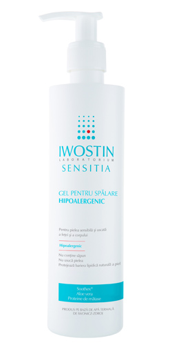 Gelul hipoalergenic Iwostin Sensitia pentru ten sensibil