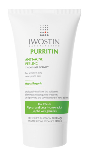 Gelul peeling trisferic pentru spalare Iwostin Purritin