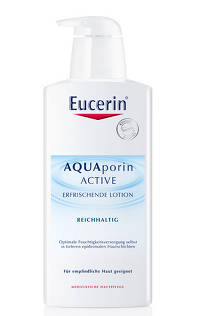 Noua lotiune de corp AQUAporin ACTIVE Rich de la Eucerin