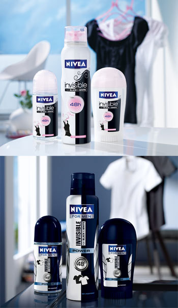 NOU: Gama Deodorantelor NIVEA Invisible for Black & White