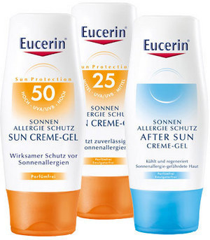 Eucerin SUN - pentru persoanele cu pielea alergica la soare