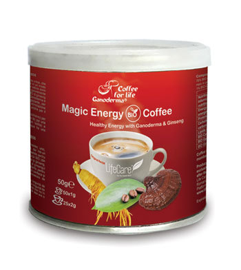 Noua cafea BIO Magic Energy - energie sanatoasa prin delicioasa cafea cu Ganoderma si Ginseng