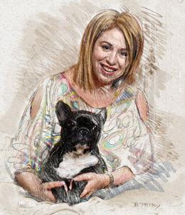 Oana Roman, caricatura