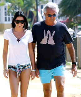 elisabetta gregoraci, flavio briatore