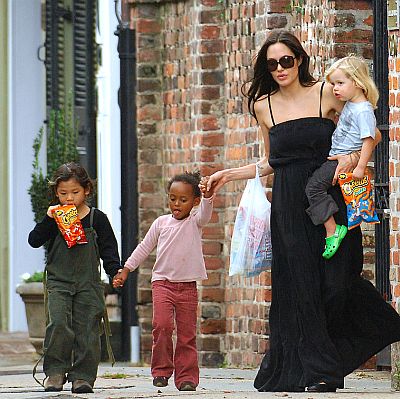 Angelina Jolie, Shiloh, Pax Thien, Zahara