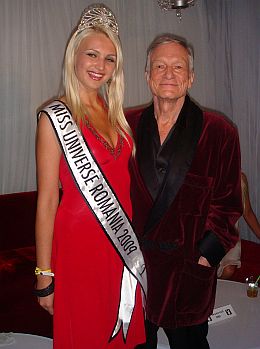 Bianca Elena constantin, Hugh Hefner